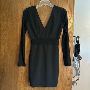 windsor black long sleeve dress